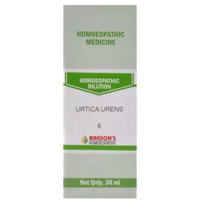 Bakson's Homeopathy Urtica Urens Dilution 6 - Classic Derma