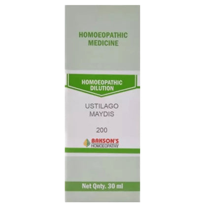 Bakson's Homeopathy Ustilago Maydis Dilution 200 - Classic Derma