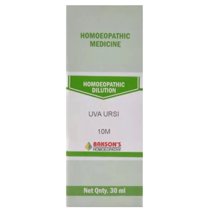 Bakson's Homeopathy Uva Ursi Dilution 10M - Classic Derma