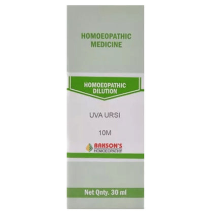 Bakson's Homeopathy Uva Ursi Dilution 10M - Classic Derma