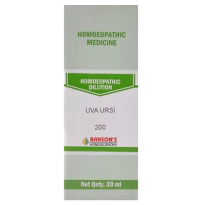 Bakson's Homeopathy Uva Ursi Dilution 200 - Classic Derma
