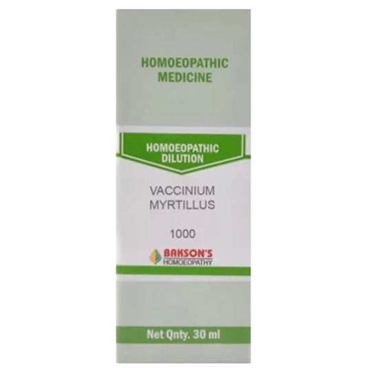 Bakson's Homeopathy Vaccinium Myrtilluss Dilution 1000 CH - Classic Derma