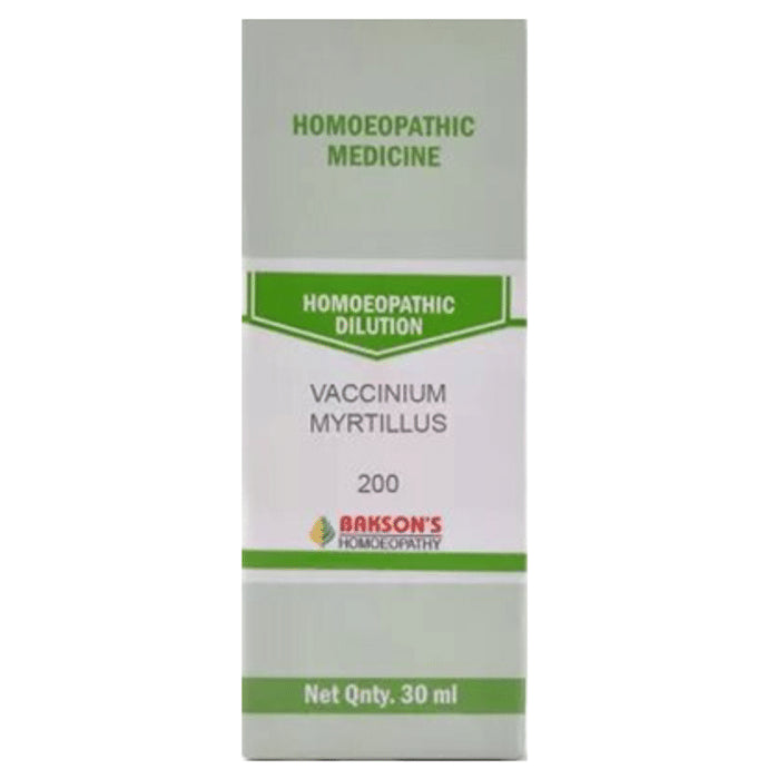 Bakson's Homeopathy Vaccinium Myrtilluss Dilution 30 - Classic Derma