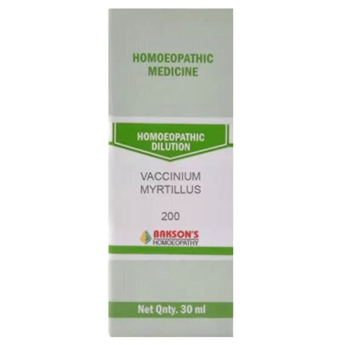 Bakson's Homeopathy Vaccinium Myrtilluss Dilution 30