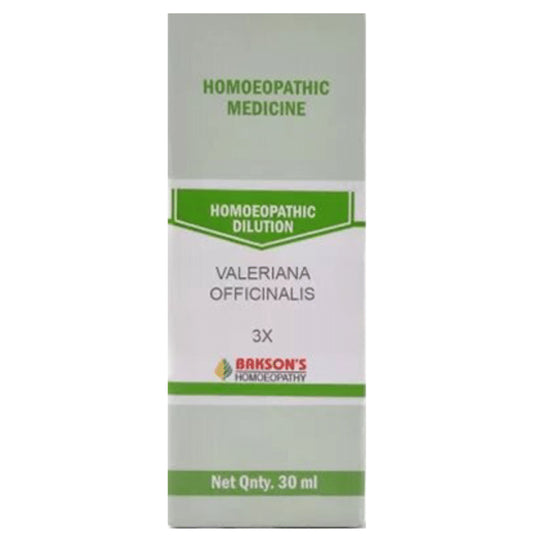 Bakson's Homeopathy Valeriana Officinalis Dilution 3X - Classic Derma