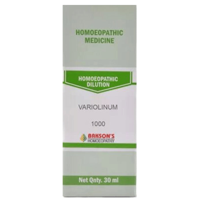 Bakson's Homeopathy Variolinum Dilution 1000 CH - Classic Derma
