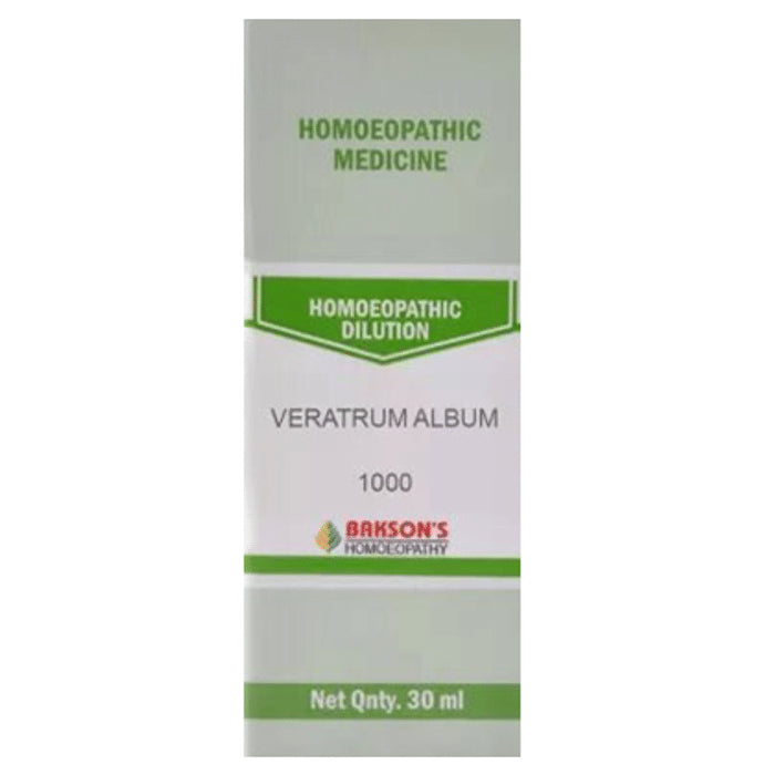 Bakson's Homeopathy Veratrum Album Dilution 1000 CH - Classic Derma