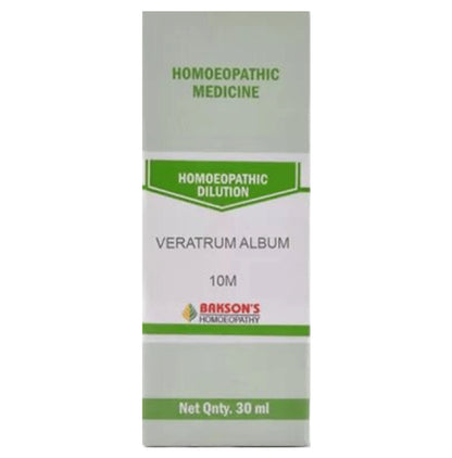 Bakson's Homeopathy Veratrum Album Dilution 10M - Classic Derma