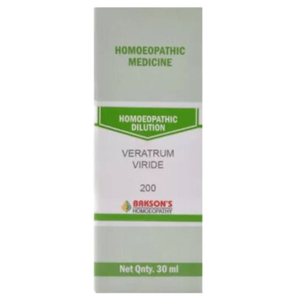Bakson's Homeopathy Veratrum Viride Dilution 200