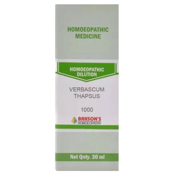 Bakson's Homeopathy Verbascum Thapsus Dilution 1000 CH