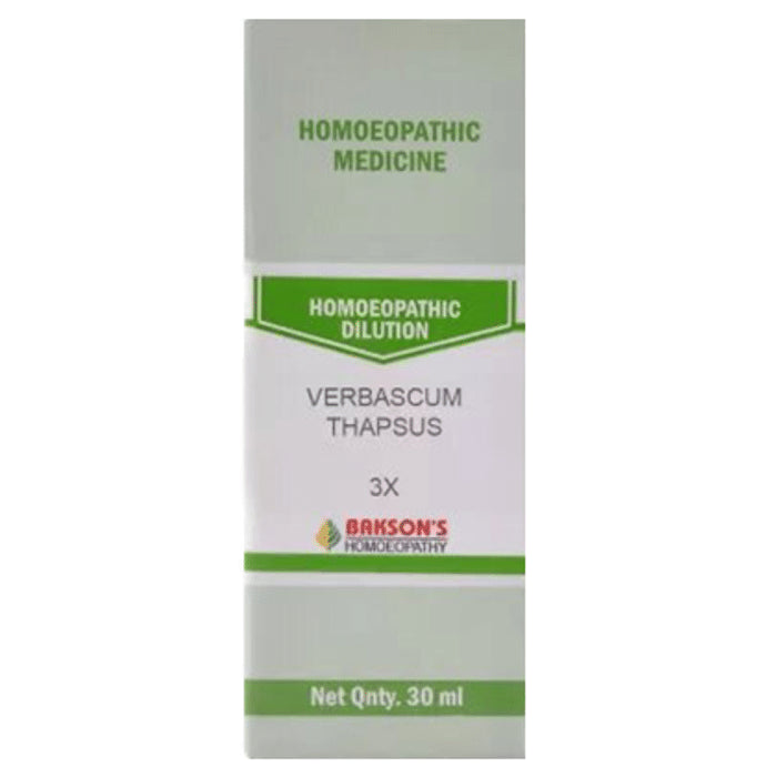 Bakson's Homeopathy Verbascum Thapsus Dilution 3X