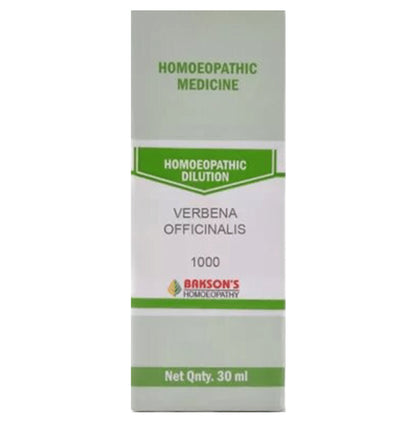 Bakson's Homeopathy Verbena Officinalis Dilution 1000 CH - Classic Derma