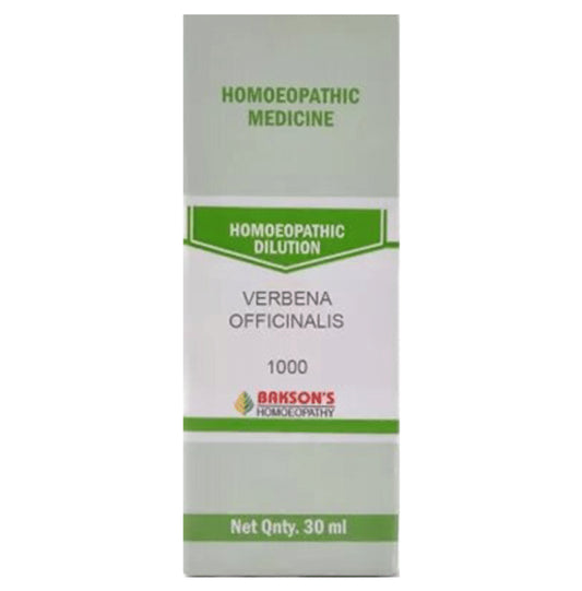 Bakson's Homeopathy Verbena Officinalis Dilution 1000 CH - Classic Derma
