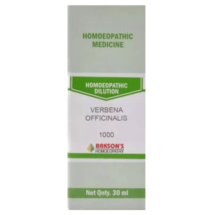 Bakson's Homeopathy Verbena Officinalis Dilution 1000 CH