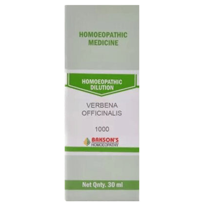 Bakson's Homeopathy Verbena Officinalis Dilution 1000 CH