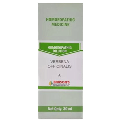 Bakson's Homeopathy Verbena Officinalis Dilution 6 - Classic Derma