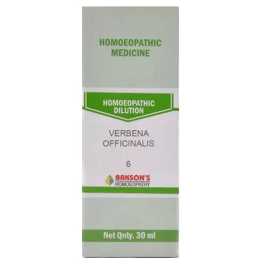 Bakson's Homeopathy Verbena Officinalis Dilution 6 - Classic Derma