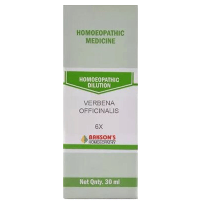 Bakson's Homeopathy Verbena Officinalis Dilution 6X - Classic Derma