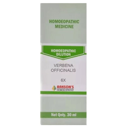 Bakson's Homeopathy Verbena Officinalis Dilution 6X