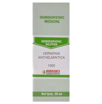 Bakson's Homeopathy Vernonia Anthelmintica Dilution 1000 CH - Classic Derma