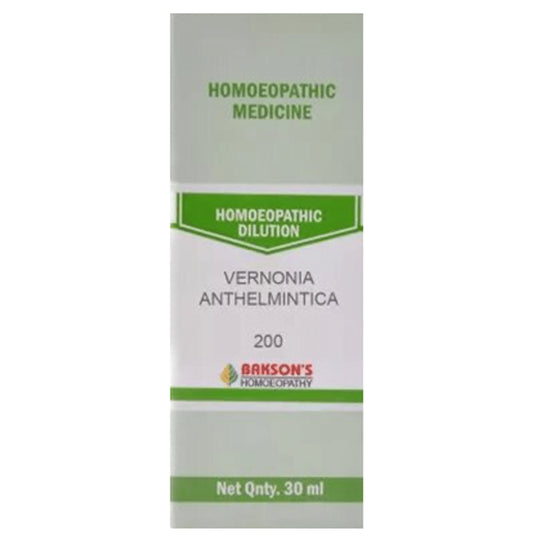 Bakson's Homeopathy Vernonia Anthelmintica Dilution 200 - Classic Derma