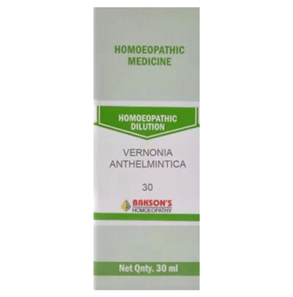 Bakson's Homeopathy Vernonia Anthelmintica Dilution 30 - Classic Derma