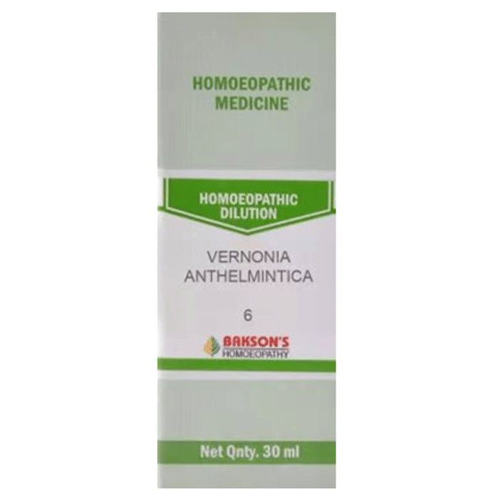 Bakson's Homeopathy Vernonia Anthelmintica Dilution 6 - Classic Derma