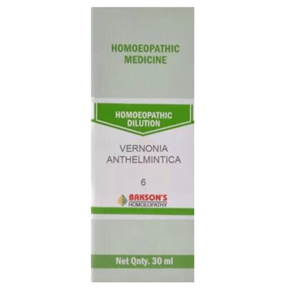 Bakson's Homeopathy Vernonia Anthelmintica Dilution 6 - Classic Derma