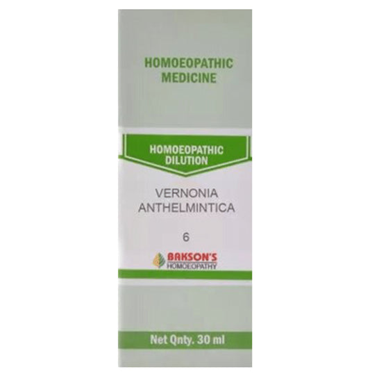 Bakson's Homeopathy Vernonia Anthelmintica Dilution 6 - Classic Derma