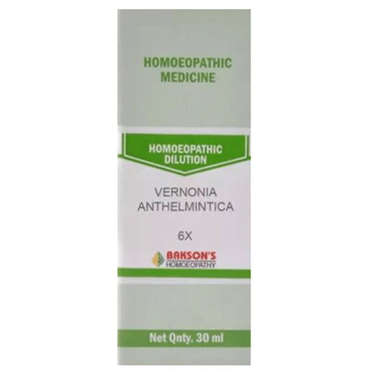 Bakson's Homeopathy Vernonia Anthelmintica Dilution 6X - Classic Derma