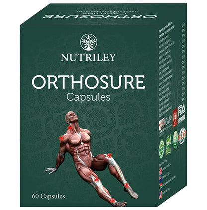 Nutriley CRD Ayurveda Orthosure Joint Pain 500mg Capsule - Classic Derma