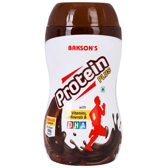Bakson's Protein Plus with Vitamins, Minerals & DHA Chocolate - Classic Derma