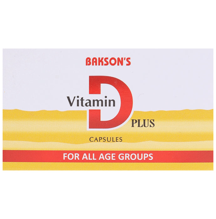 Bakson's Vitamin D Plus Capsule - Classic Derma