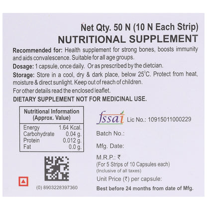 Bakson's Vitamin D Plus Capsule