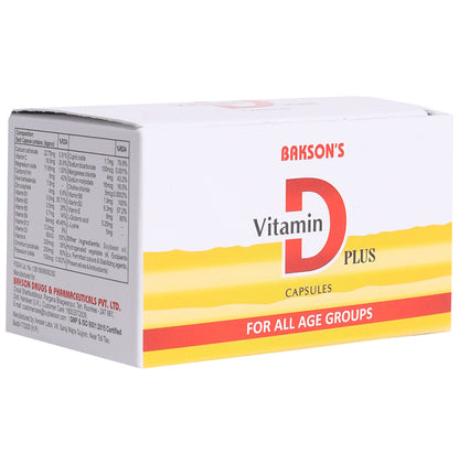 Bakson's Vitamin D Plus Capsule