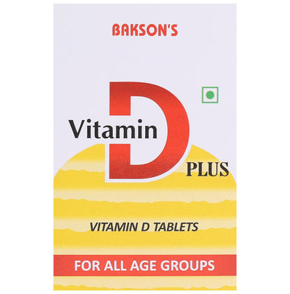 Bakson's Vitamin D Plus Tablet - Classic Derma