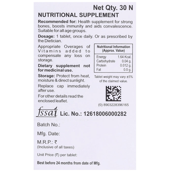 Bakson's Vitamin D Plus Tablet