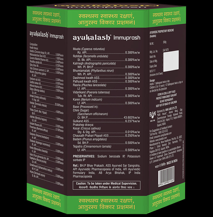 Ban Labs Ayukalash Immuprash