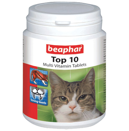 Beaphar Top 10 Cat Multi Vitamin Tablet - Classic Derma