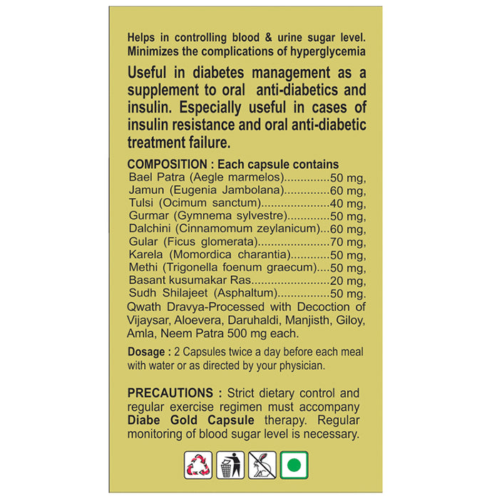 Basic Ayurveda Diabe Gold Capsule