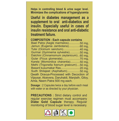 Basic Ayurveda Diabe Gold Capsule