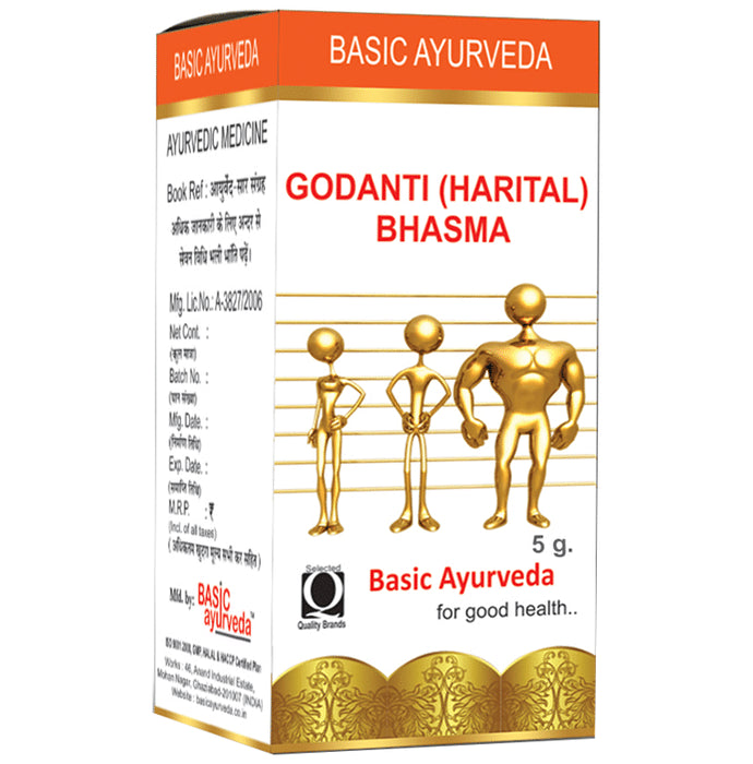 Basic Ayurveda Godanti (Harital) Bhasma - Classic Derma