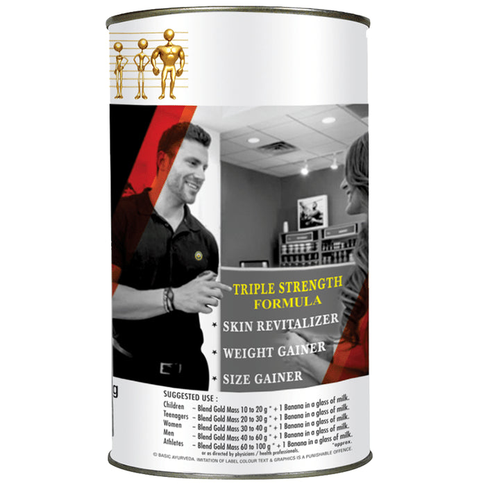 Basic Ayurveda Gold Mass Complete Nutrition Formula for Skin & Weight Management