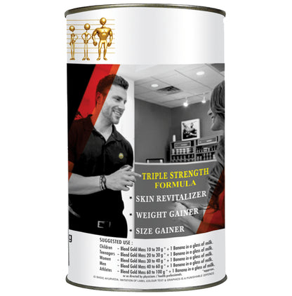 Basic Ayurveda Gold Mass Complete Nutrition Formula for Skin & Weight Management