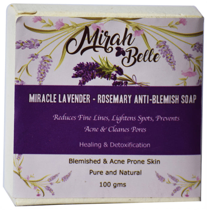 Mirah Belle Miracle Lavender Rosemary Anti - Blemish Soap - Classic Derma