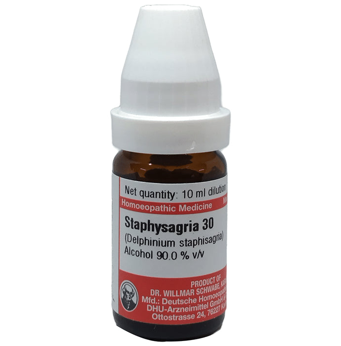Dr Willmar Schwabe Germany Staphysagria Dilution 30 - Classic Derma