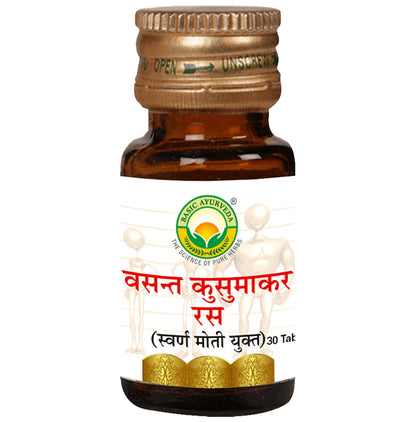 Basic Ayurveda Vasant Kusumakar Ras with Gold