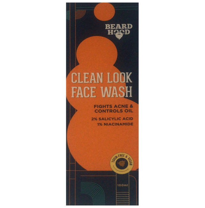 Beardhood Clean Look Face Wash - Classic Derma