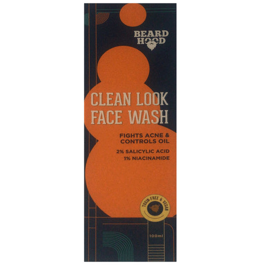 Beardhood Clean Look Face Wash - Classic Derma