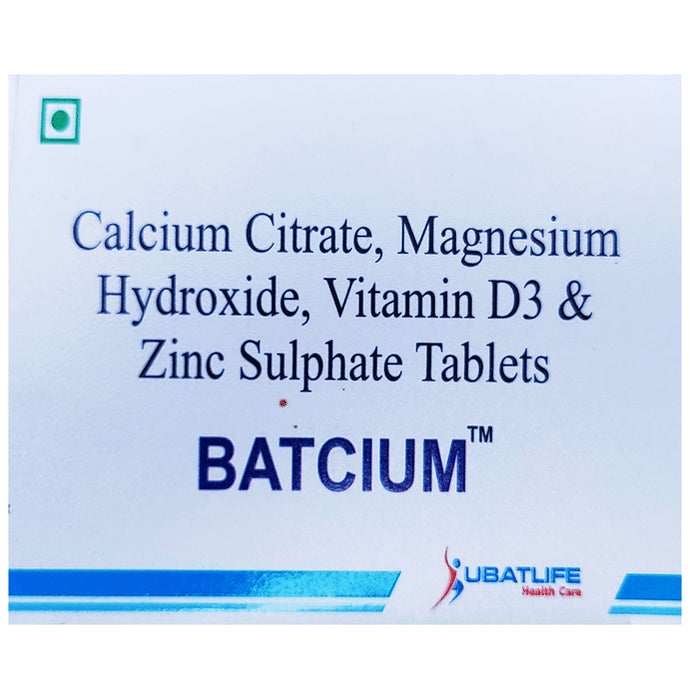 Batcium Tablet - Classic Derma